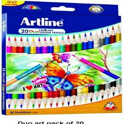 Artline 20 Duo Colour Pencils - 40 Shades